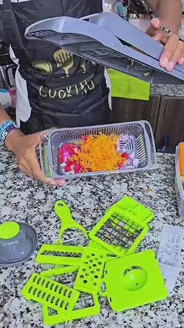 14-in-1 Mandoline Slicer & Vegetable Chopper — Ultra-Sharp Multifunctional Food Cutter